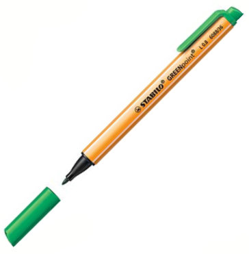 Stabilo Cienkopis GREEN POINT zielony 6088/36
