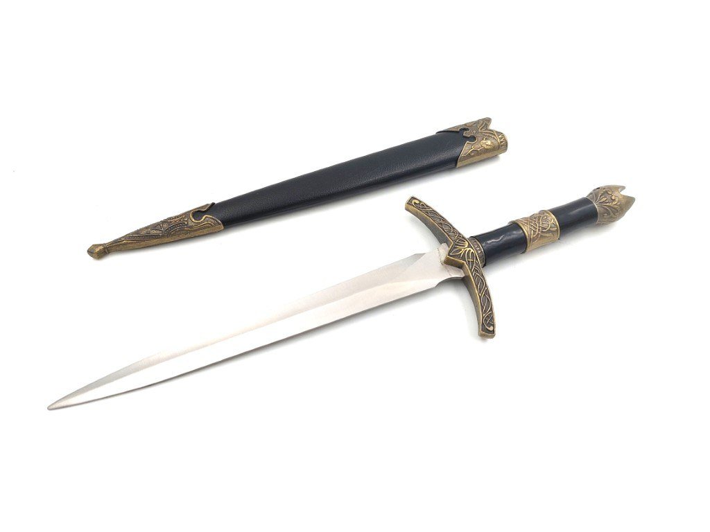 Stalowy Sztylet Rycerski - Replika Sw-178