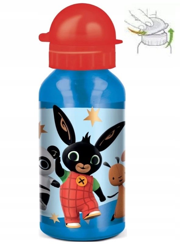 Bidon Aluminiowy Z Ustnikiem Królik Bing 500Ml