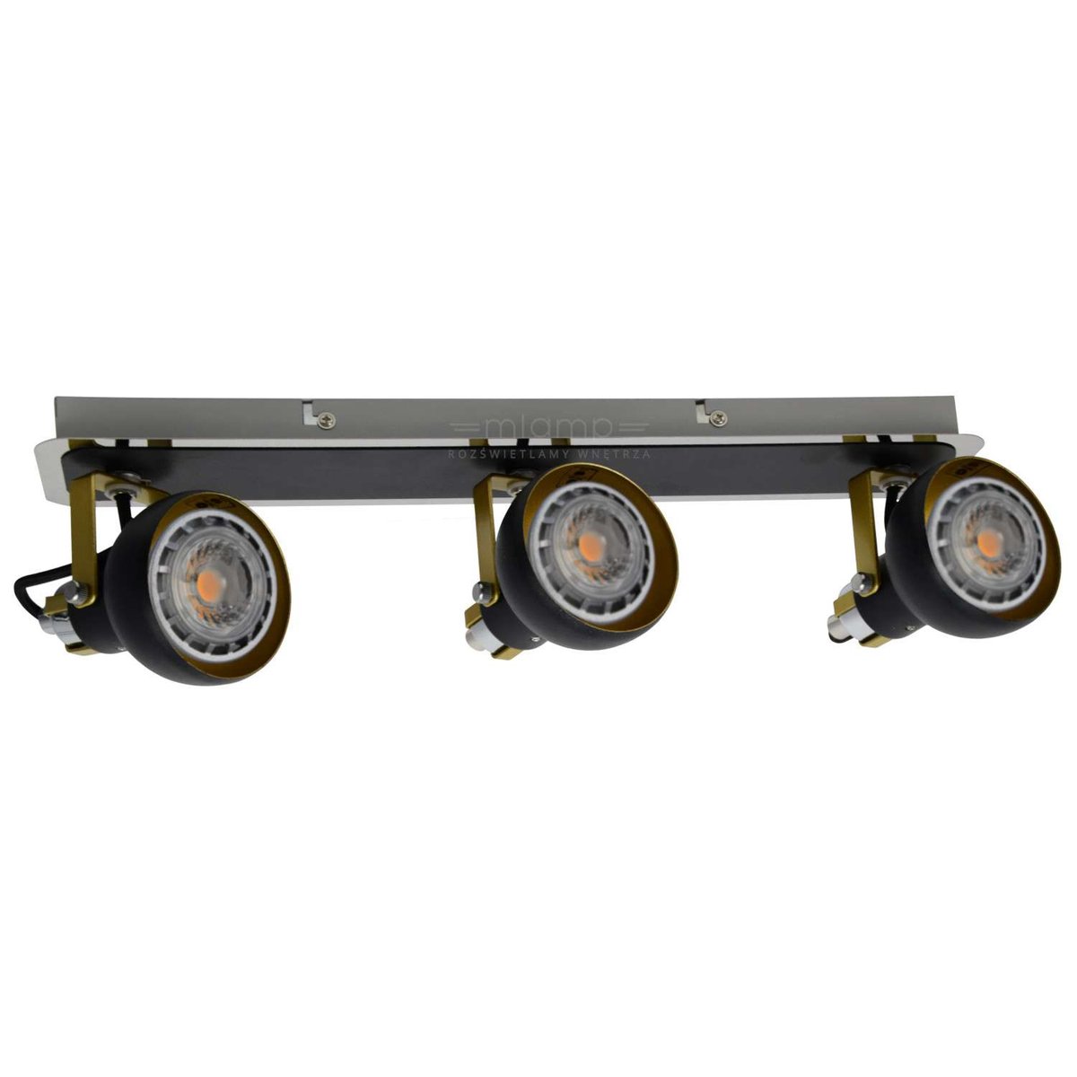 Ideus Plafon LAMPA sufitowa MARIO 03044 ścienna OPRAWA kinkiet metalowy czarny 03044