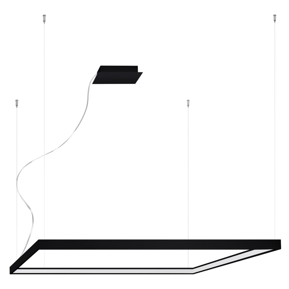 Sollux Nelya L TH.154 lampa wisząca zwis 1x70W LED 3000K czarna