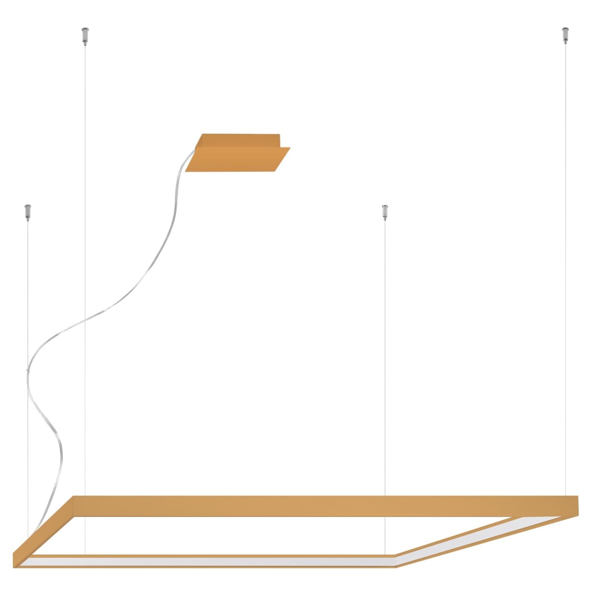 Sollux Nelya L TH.155 lampa wisząca zwis 1x70W LED 3000K złota