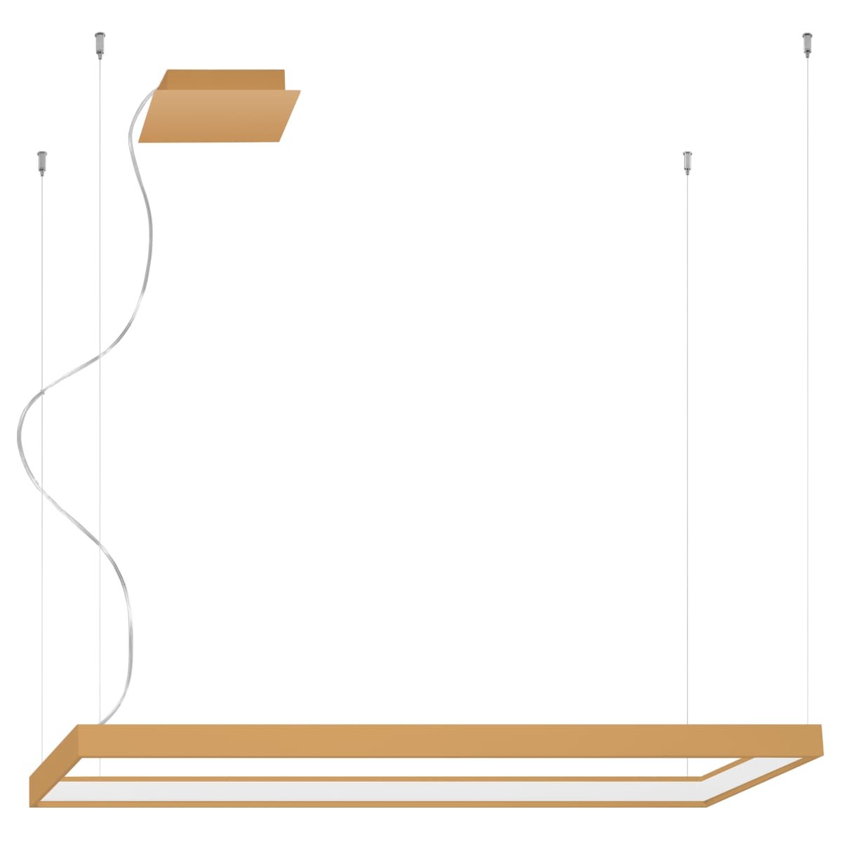 Sollux Tuula M TH.161 lampa wisząca zwis 1x50W LED 3000K złota