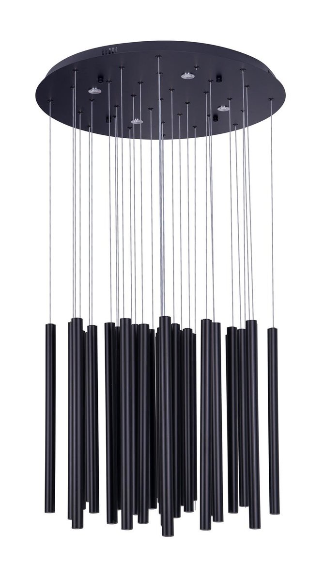 Maxlight Lampa wisząca organic 33x1 czarna P0419D