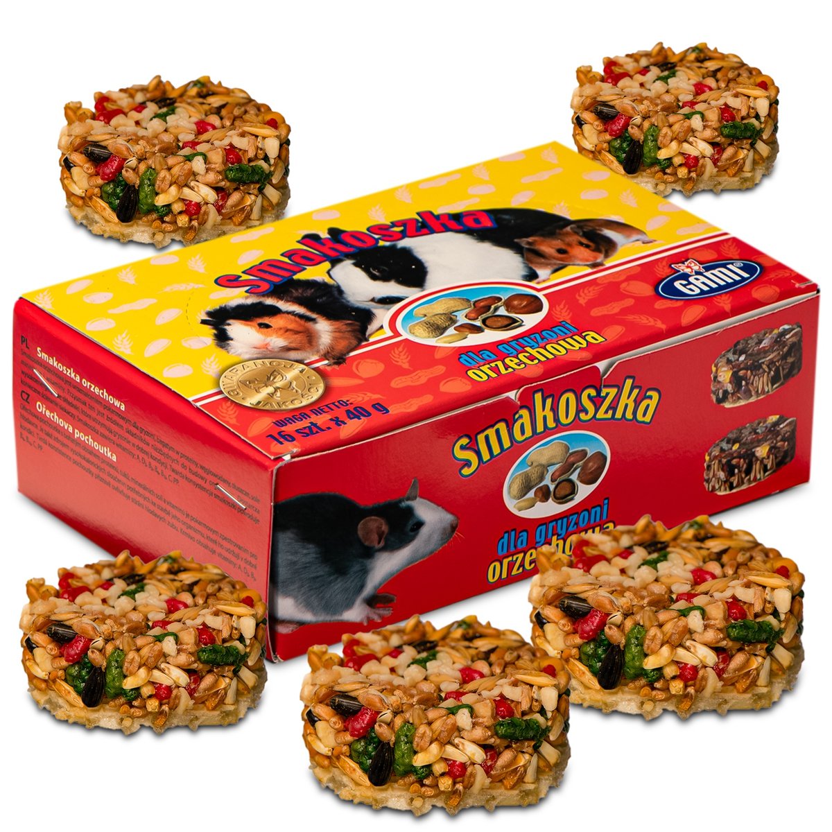 Gami Smakoszka Orzechowa - Przysmak Dla Gryzoni Box