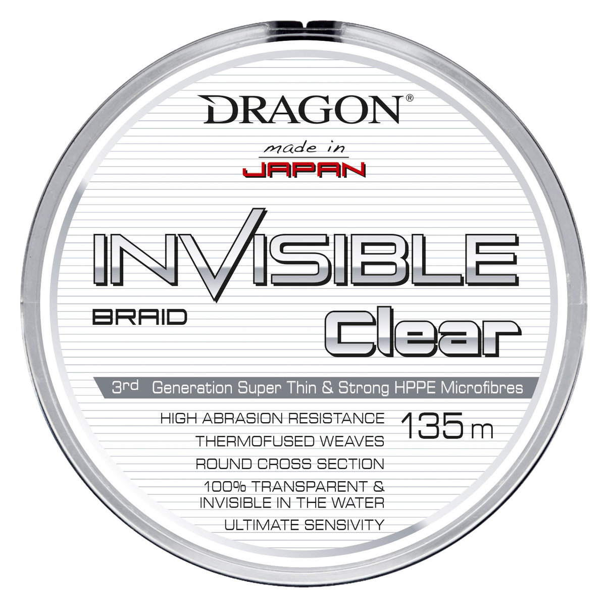 Plecionki Dragon Invisible Clear 135 M 0,10 Mm