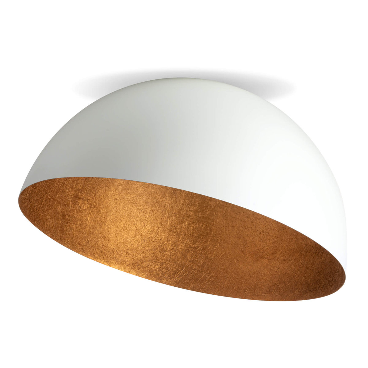 Sigma Sfera 32459 plafon lampa sufitowa 1x60W E27 biały/miedziany