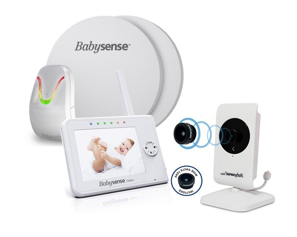 Babysense V35 - Elektroniczna Niania + Wymienne Soczewki + Monitor Oddechu Babysense 7