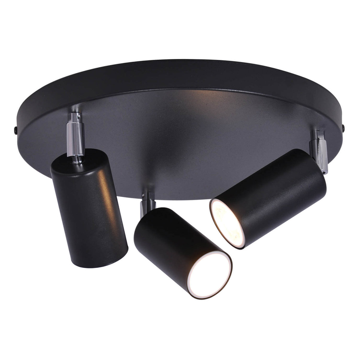 Kaja Monti lampa podsufitowa 3x10W LED czarna K-4455