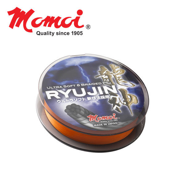Plecionki Momoi Ryujin Pomarańczowe Fluo 300M 0,16 Mm