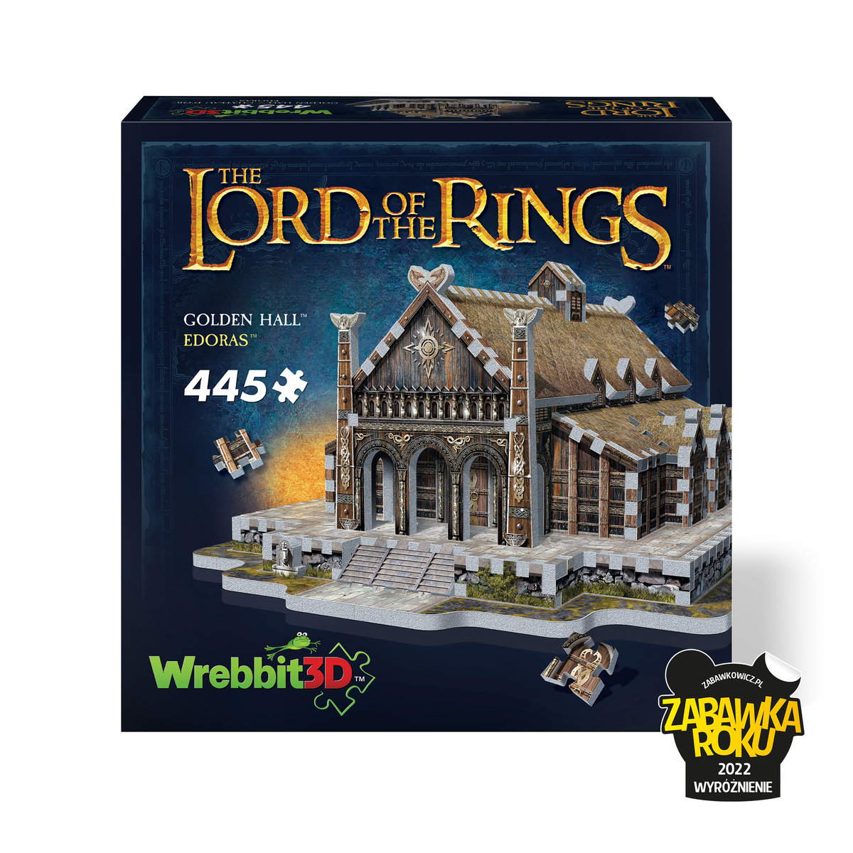 Puzzle 3D 445 el. Złoty Dwór Edoras Tactic