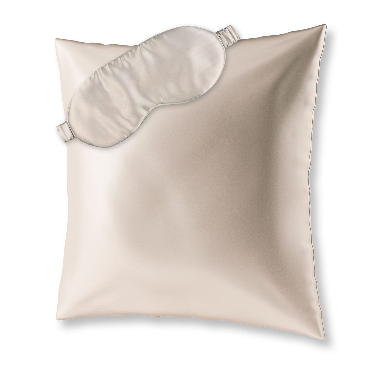 Beauty Sleep Set L Jedwabna Poszewka Na Poduszkę (80X80) I Opaska Na Oczy Do Spania
