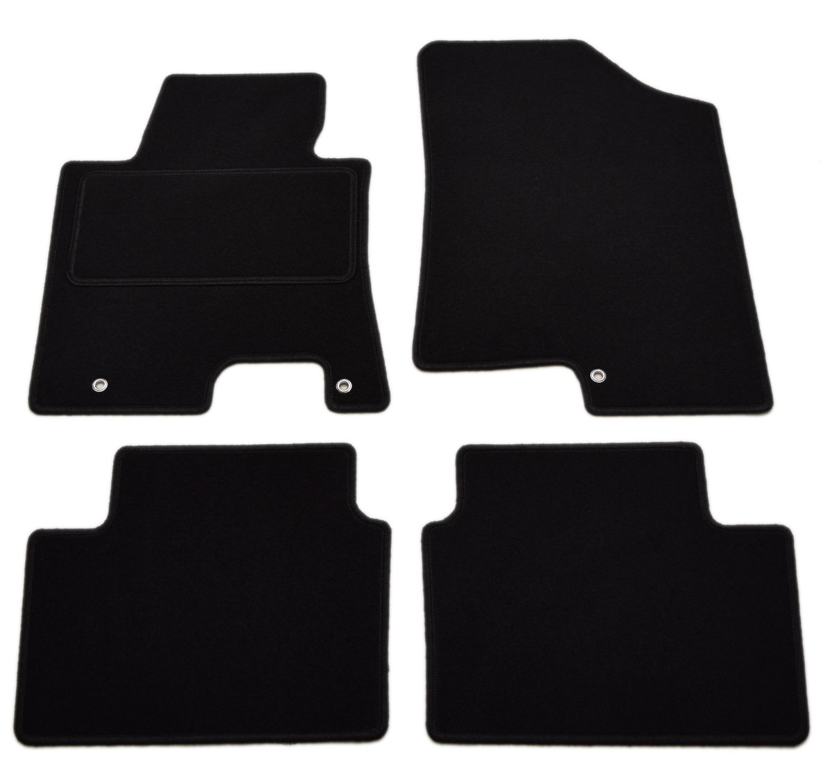 Kia Cee'D/Pro Ceed 2012-2018r. - Czarne dywaniki welurowe w jakości Economy