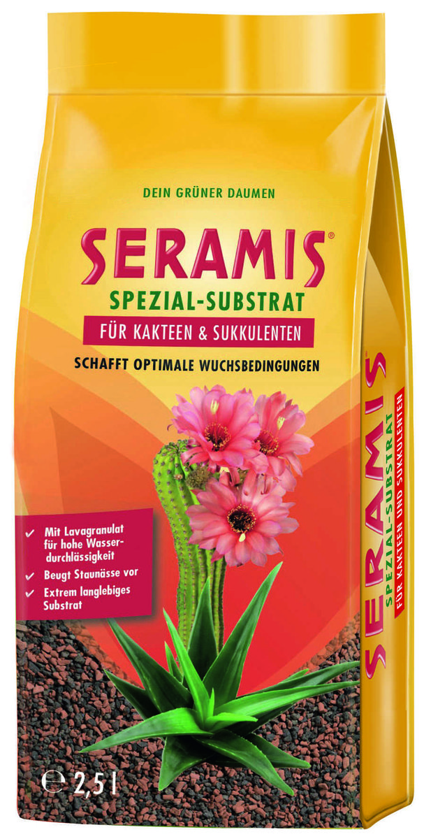 Kaktusy I Sukulenty 2,5L Seramis Podłoże