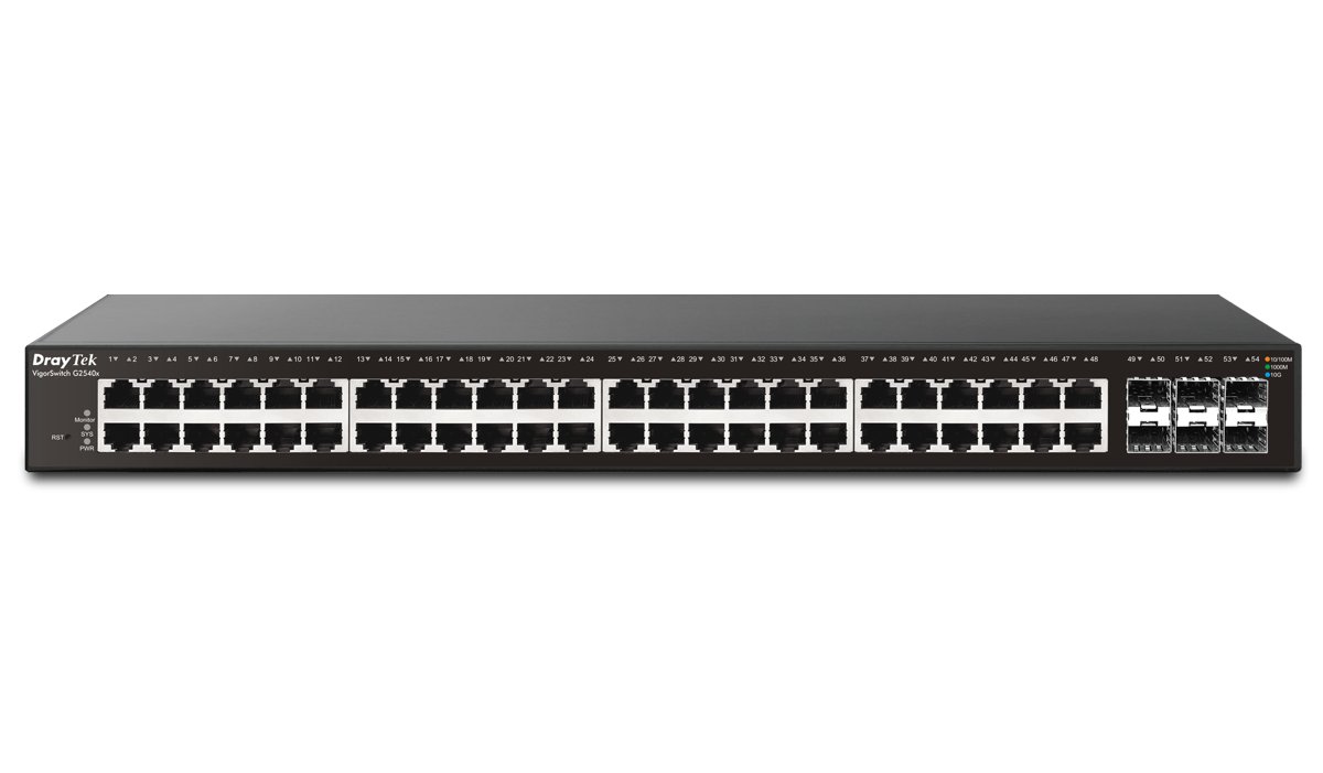 DrayTek VigorSwitch P2540x 48-portowy switch POE