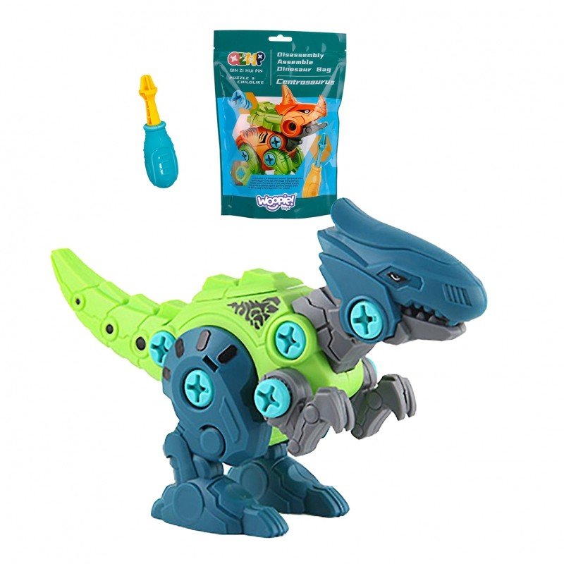 Woopie Figurka Woopie WOOPIE Dinozaur do Skręcani Raptor Zestaw Konstrukcyjny + Śrubokręt 5904326941052