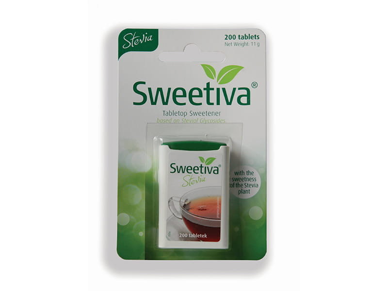 Stevia Sweetiva Słodzik Naturalny 200 Tabletek Langsteiner