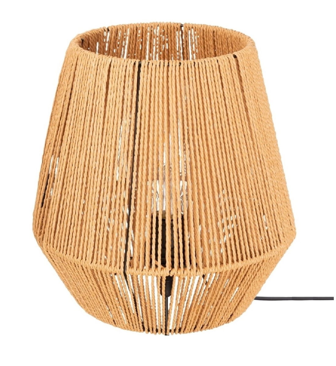Lampa Stojąca Strunowa Pleciona Boho Naturalna