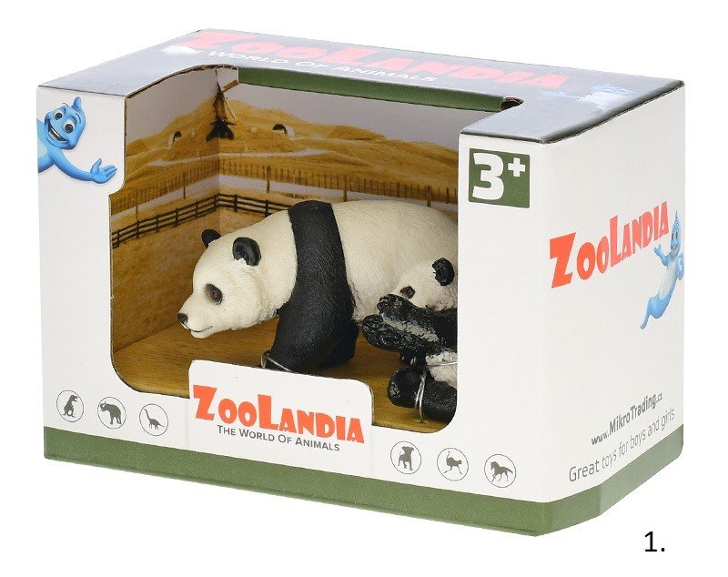 Panda Z Młodymi 4,5-10 Cm 09627 Hero