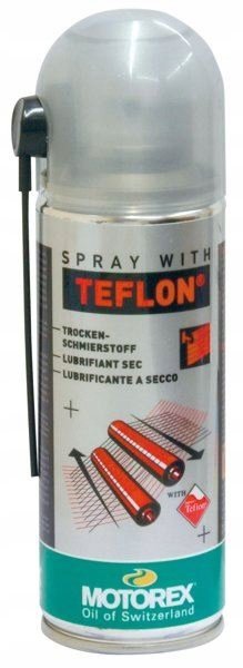 MOTOREX Olej w spray'u Teflon / Opakowanie: 200 ml