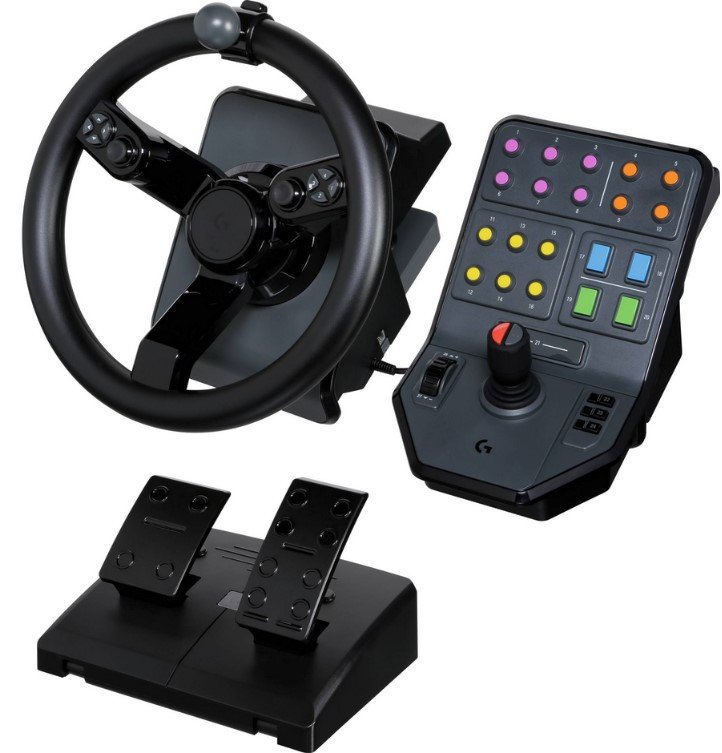 Logitech G Saitek Heavy Equipment Bundle Farm Sim Controller