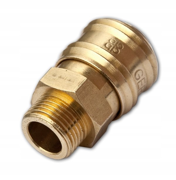 Szybkozłącze Z Gwintem Zewnętrznym 3/8'' Mosiądz
