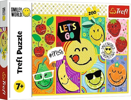 Puzzle 200 el. Wesoły Smiley Trefl
