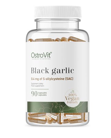 OstroVit Czosnek czarny - Black Garlic VEGE 90kaps