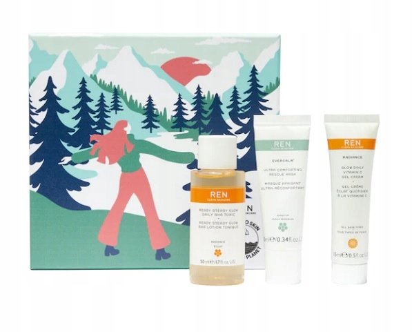 REN CLEAN SKINCARE Cultissemes x REN Clean Skincare  Zestaw świąteczny do pielęgnacji twarzy