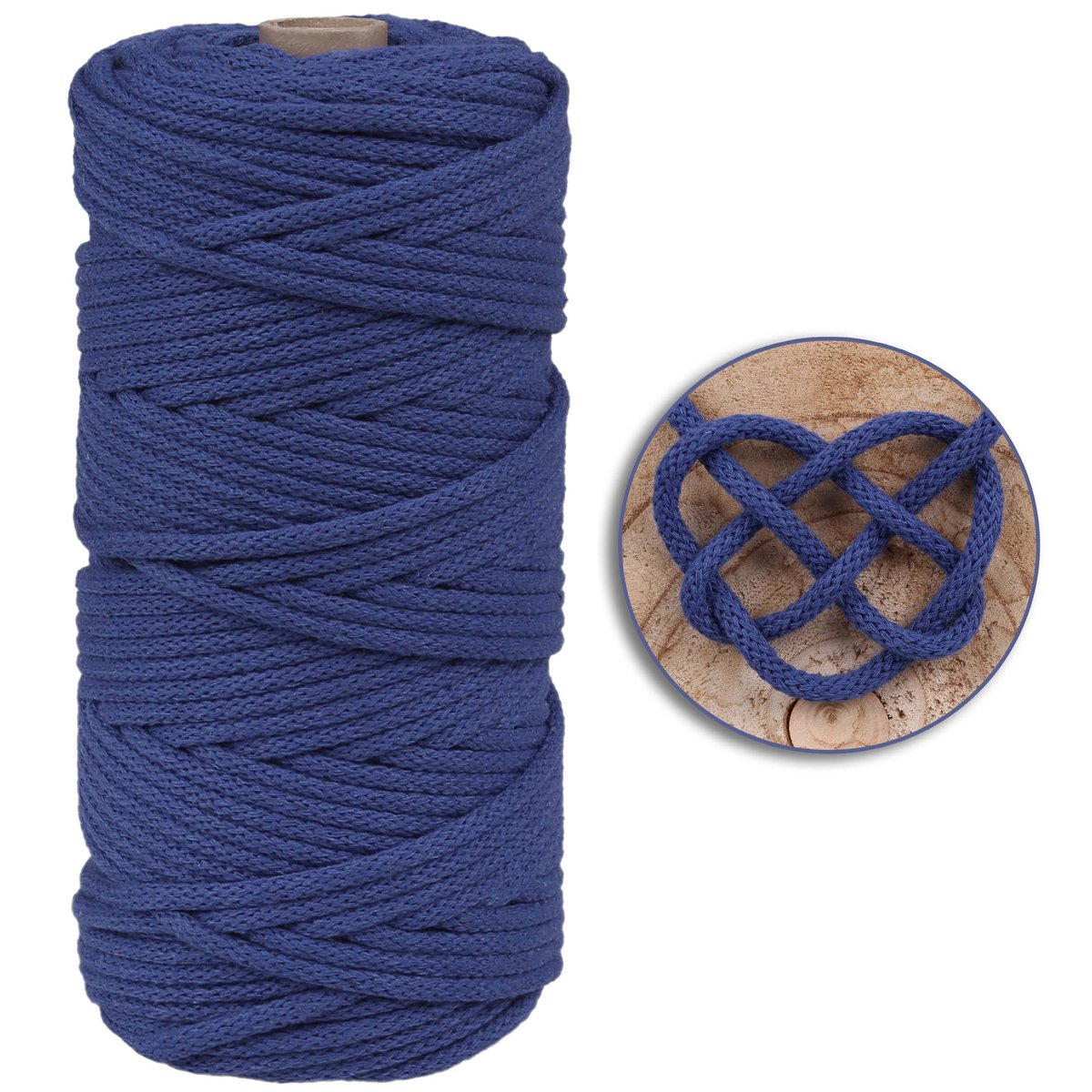 Sznurek Bawełniany Do Makramy Chabrowy 5Mm