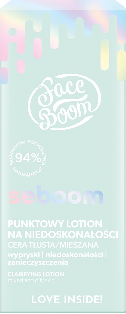 FACEBOOM Seboom Punktowy lotion na niedoskonałości, 15 g