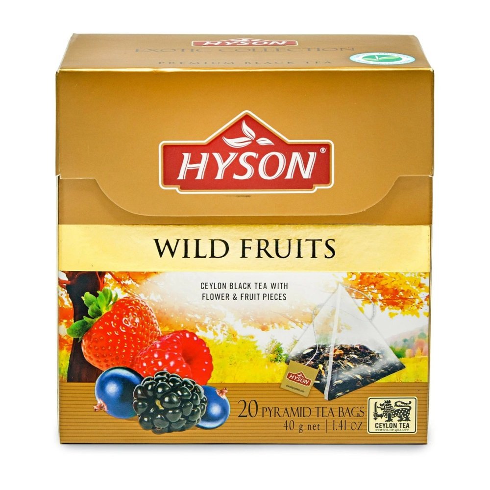 Czarna Herbata Wild Fruits Piramidki Hyson