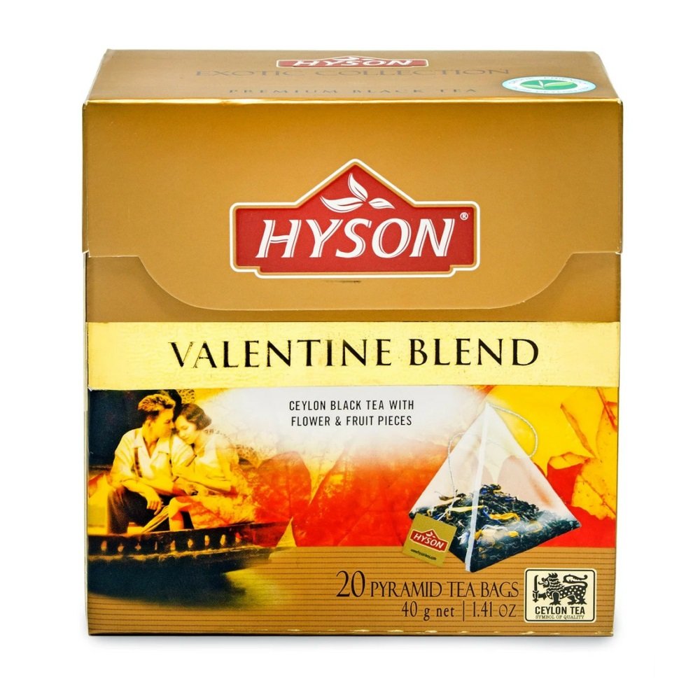 Czarna Herbata Valentine Blend Piramidki Hyson