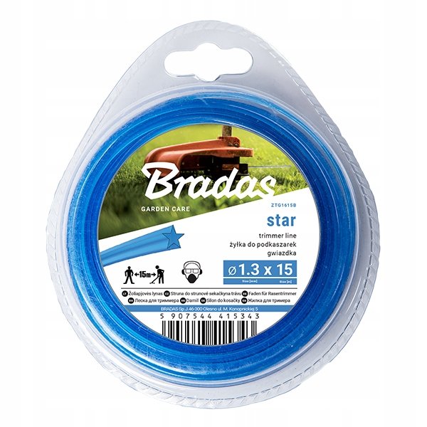 Żyłka Trimmer, Gwiazda, Blister 2,4Mm X 15M Ogród