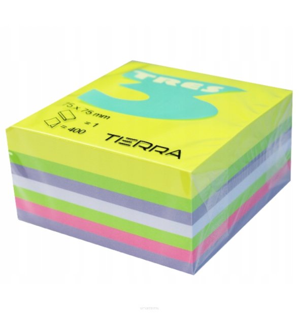 Kostka Samoprzylepna 75X75Mm Summer 400K Tres