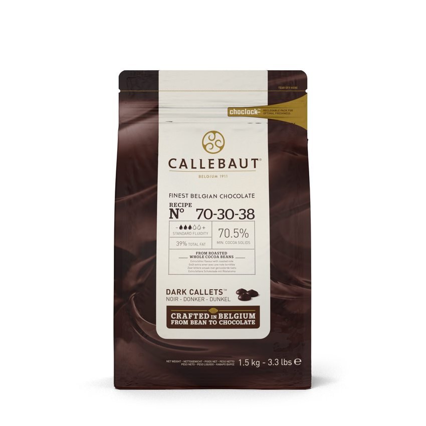 Callebaut Strong 70 Gorzka Belgijska Czekolada 2.5 Kg