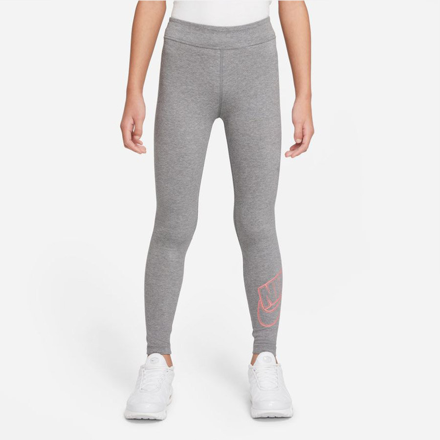Nike, Legginsy, Sportswear Essential, DD6482 091, szary, L
