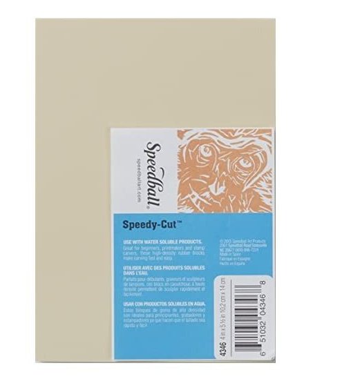 Płyta Do Linorytu Miękka Speedycut Kremowa 10,2X14Cm