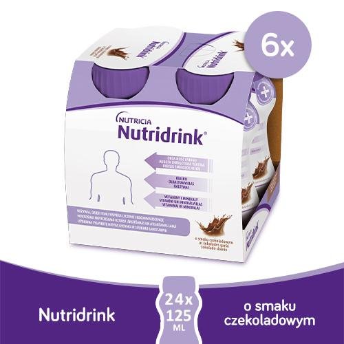 Zestaw Nutridrink czekoladowy, 24x125ml
