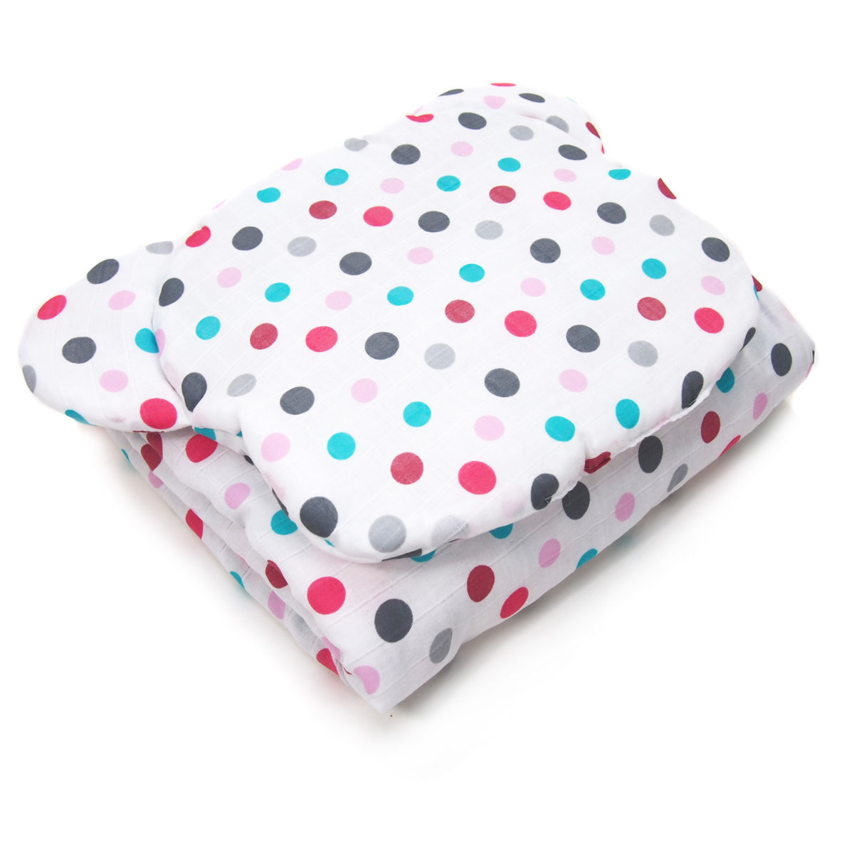 Kerstin Kocyk Muślinowy 50 X 75 Cm + Podusia Miś