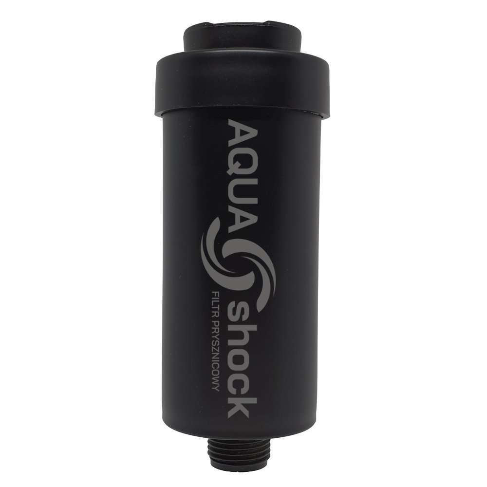 Filtr do Wody Prysznicowy Czarny AQUA shock