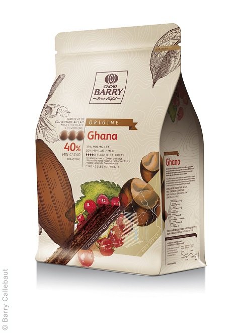 Cacao Barry Ghana Czekolada Mleczna Origin 2,5 Kg