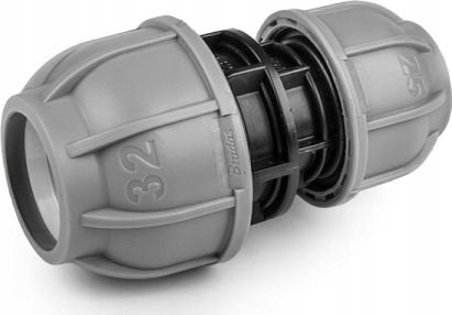 BRADAS Łącznik redukcyjny do rur PE 32/25mm PN10 Systemy nawadniające 6394 DSRA10L3225