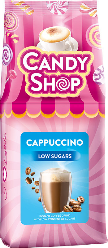 Candy shop cappuccino low sugar 400g