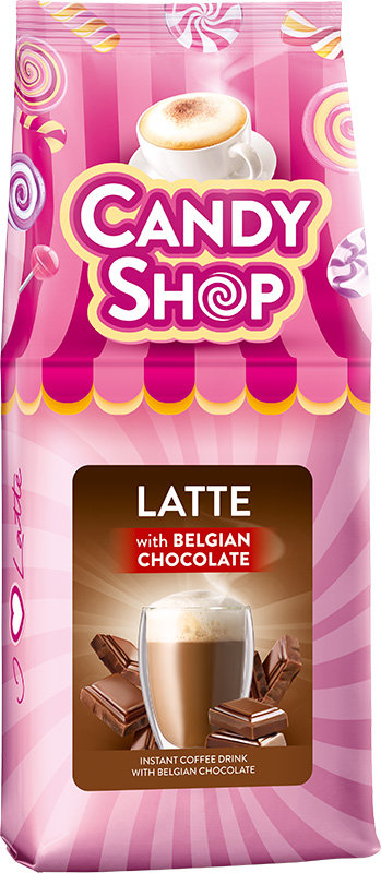 Candy shop latte double choc mocha z belgijską czekoladą 400g