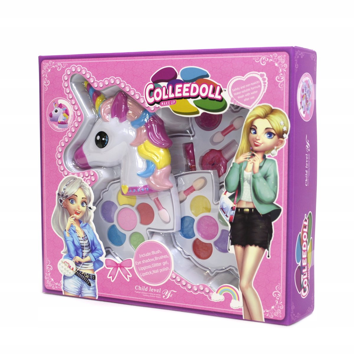 Zestaw Piękności Jednorożec Malowidła Makijaż