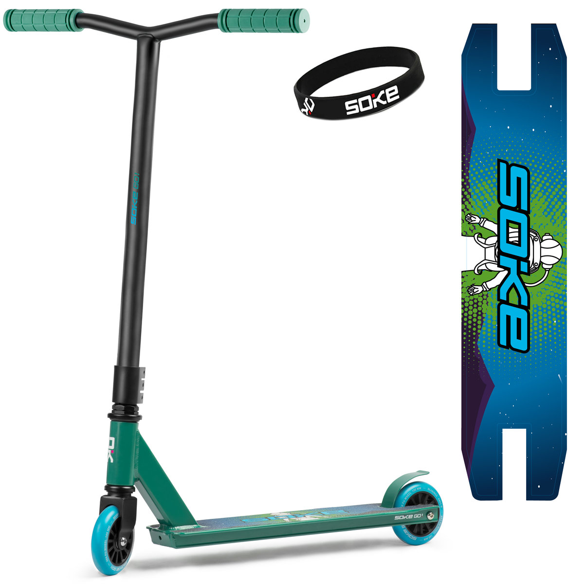 SOKE GO! ABEC-9 zielona