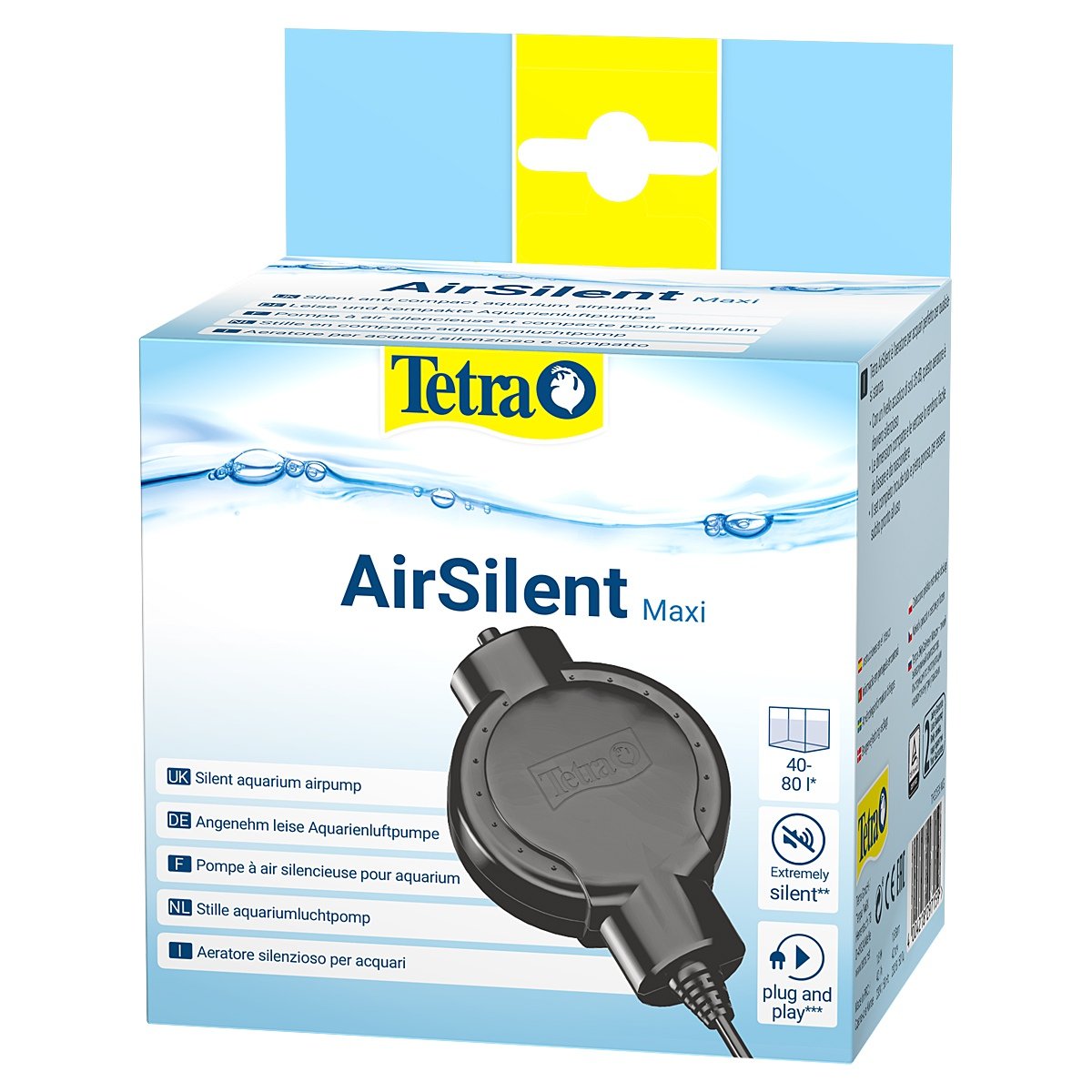 Tetra AirSilent Maxi - cichy napowietrzacz do akwarium 80L AirSilent Maxi