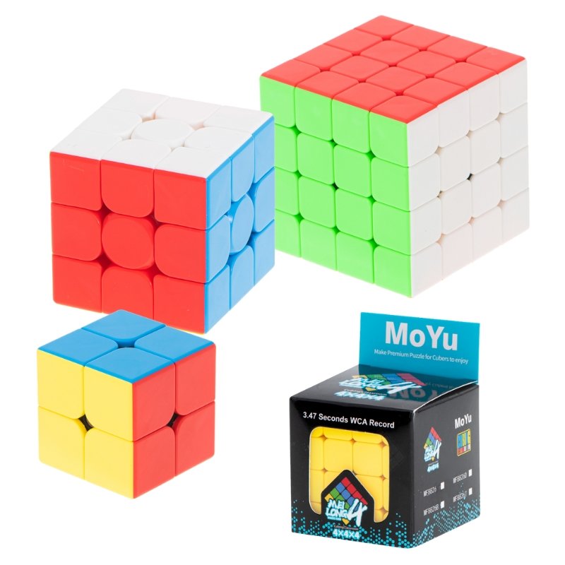 Gra Logiczna Kostka 2X2, 3X3, 4X4 Zestaw 3 Sztuki
