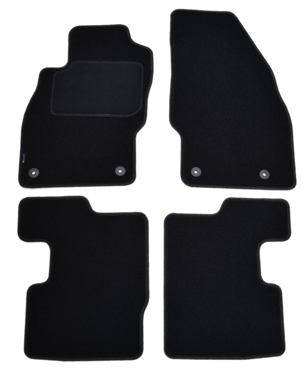 Bmw S5 E60/E61 2003-2009R.  - Czarne Dywaniki Welurowe - Jakość Economy
